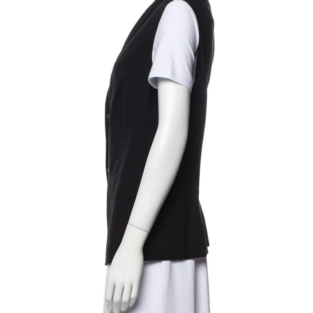 Akris • Black Vest • XL US14 FR46 - Picture 2 of 3